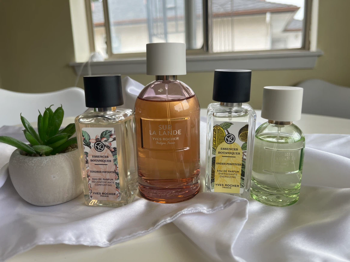 Yves Rocher Essences Botaniques Lot of 4 Fragrances