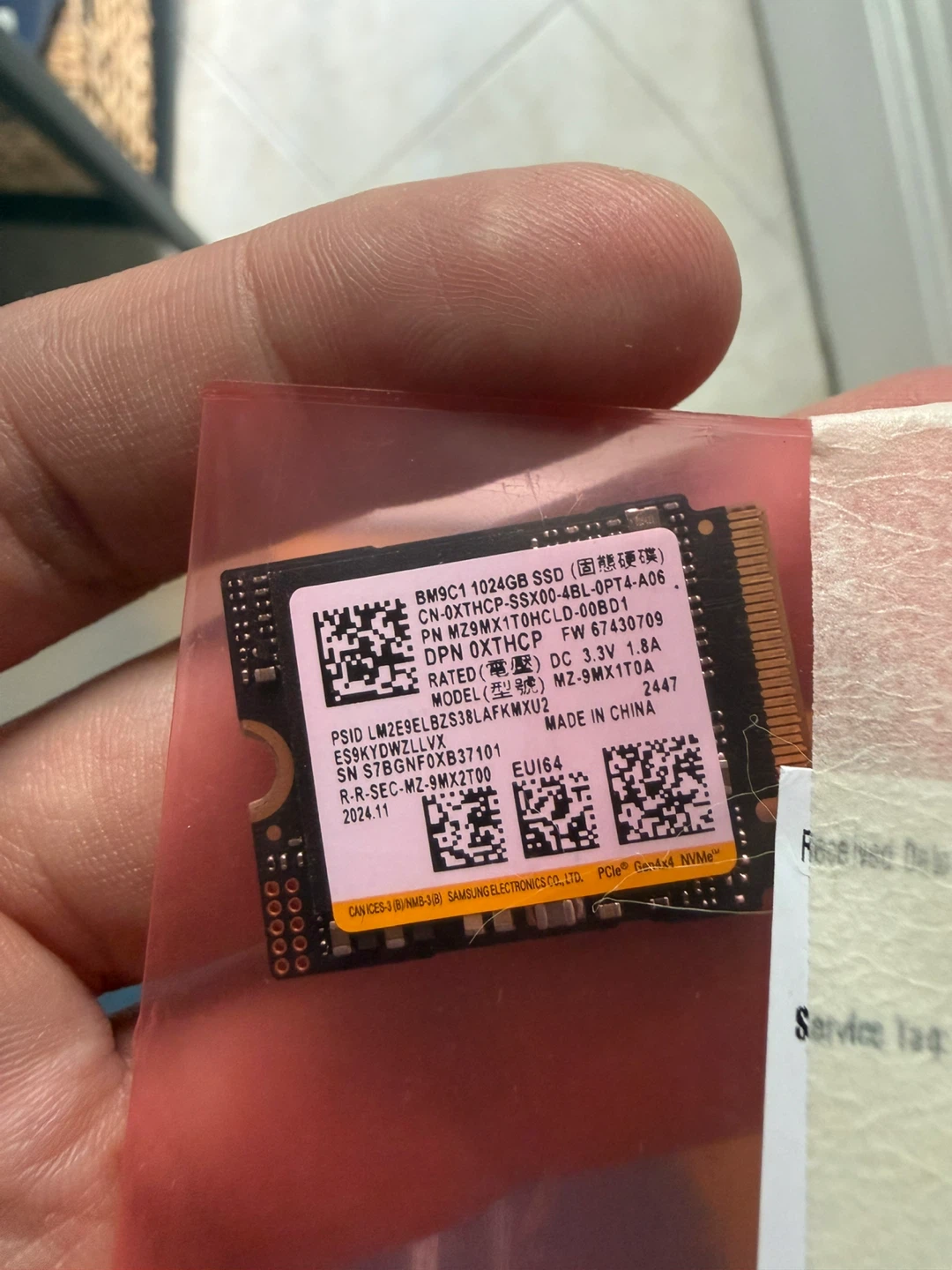 Samsung BM9C1 1024GB SSD - photo 2