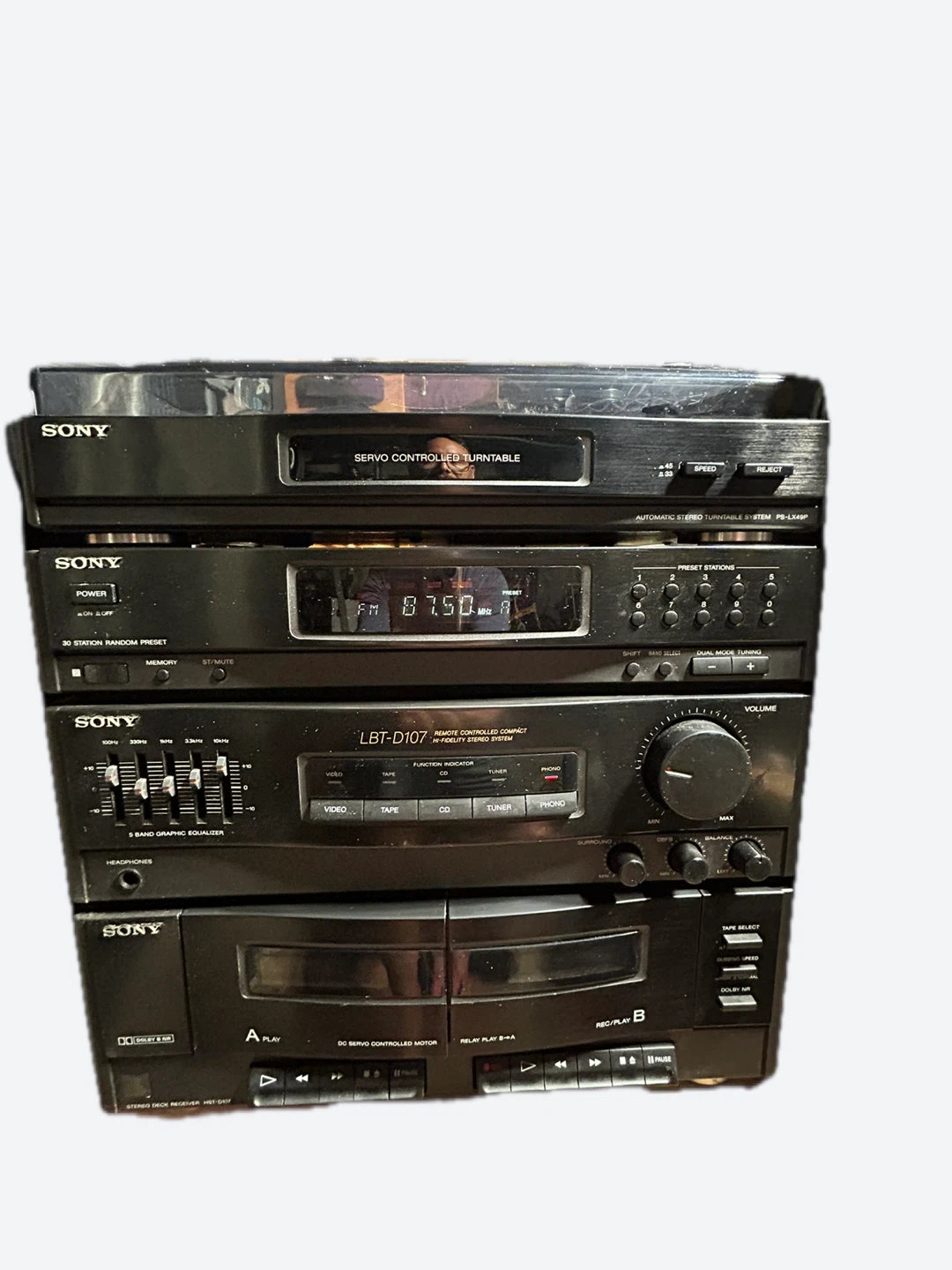 Sony Stereo System with Speakers - photo 2