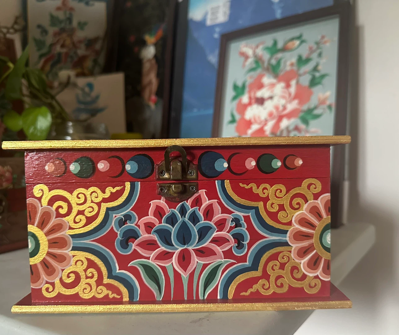 Decorative Wooden Trinket Box