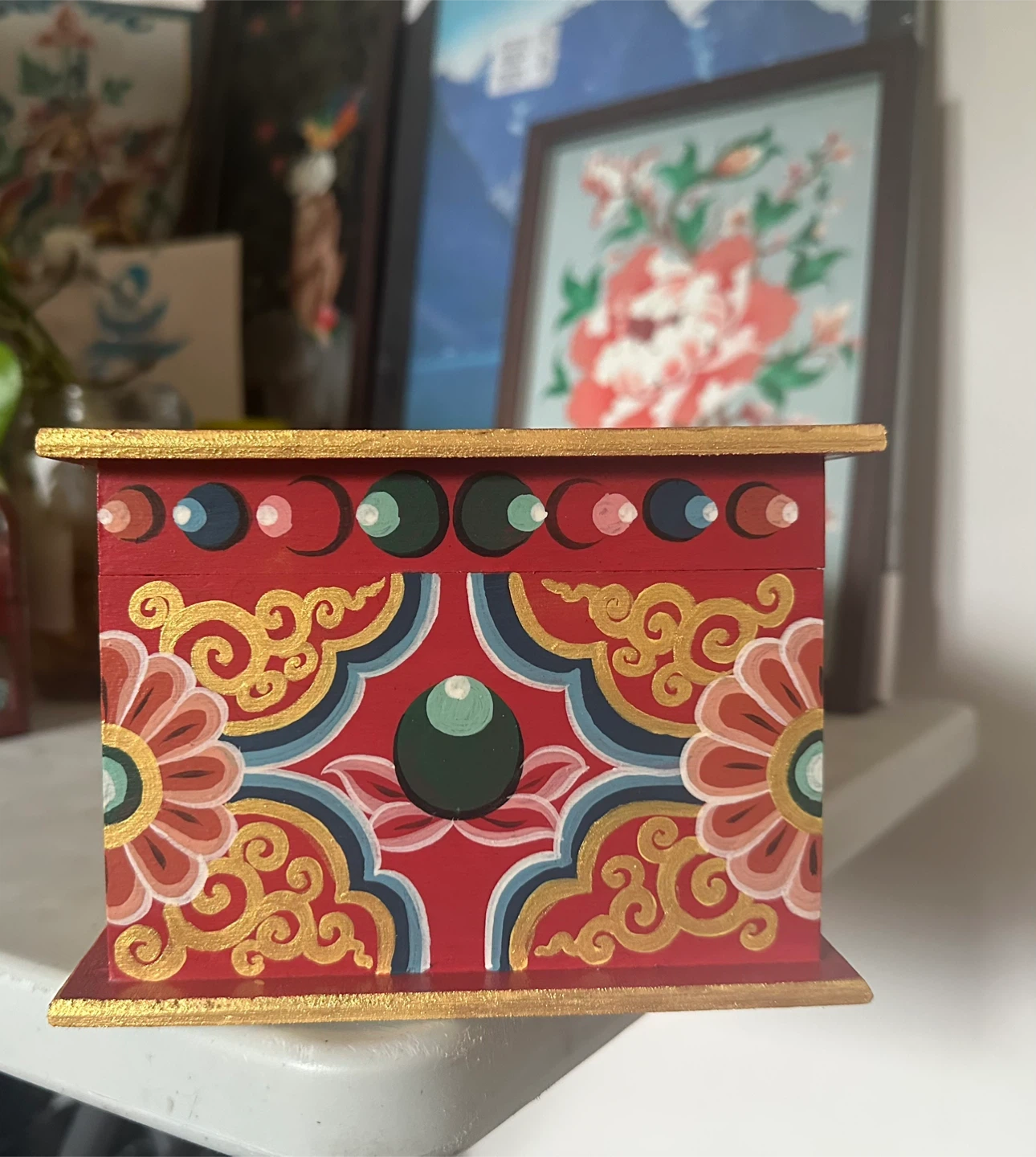 Decorative Wooden Trinket Box - photo 2