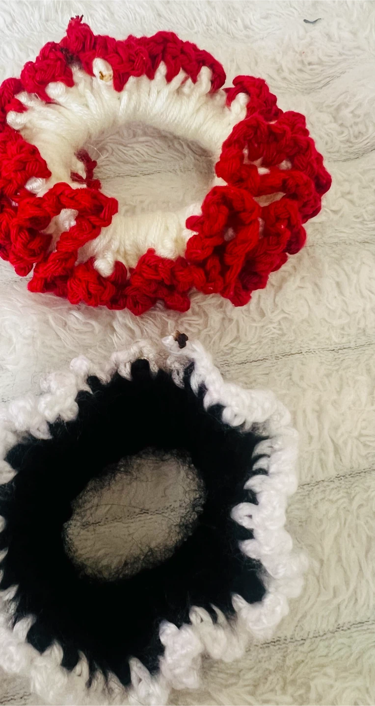 Handmade Crochet Scrunchies - Set of 9 - photo 3