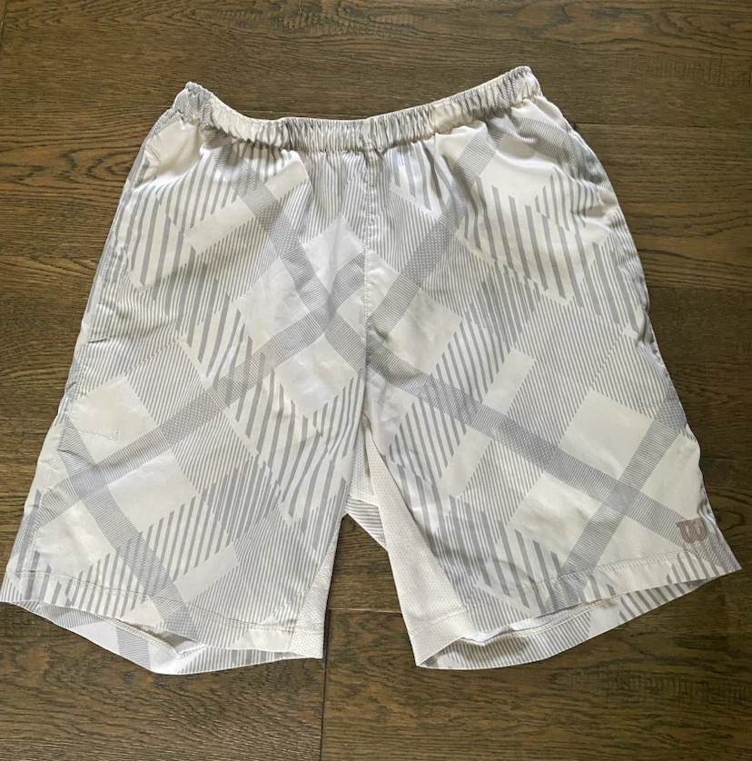 Boys Wilson Athletic Plaid Shorts Size Youth M