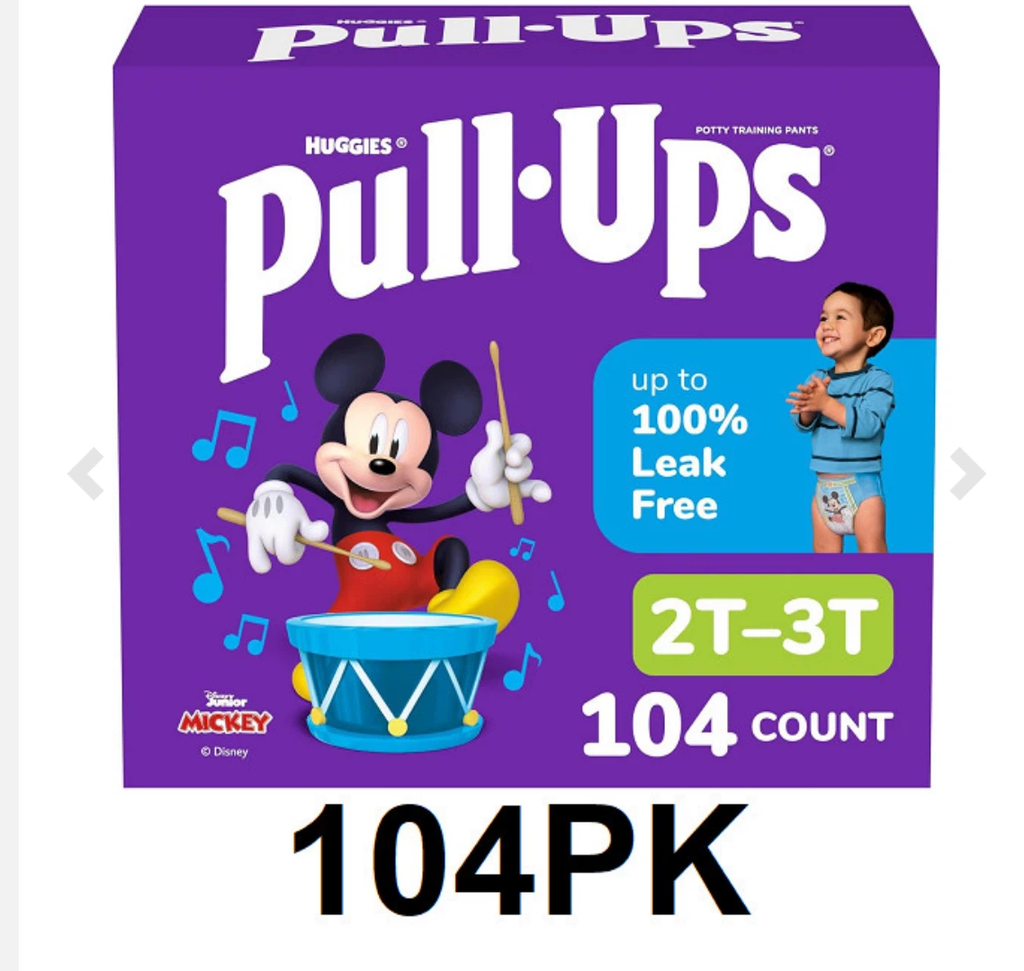 Huggies Pull-Ups Potty Training Pants 2T-3T, 104 Count