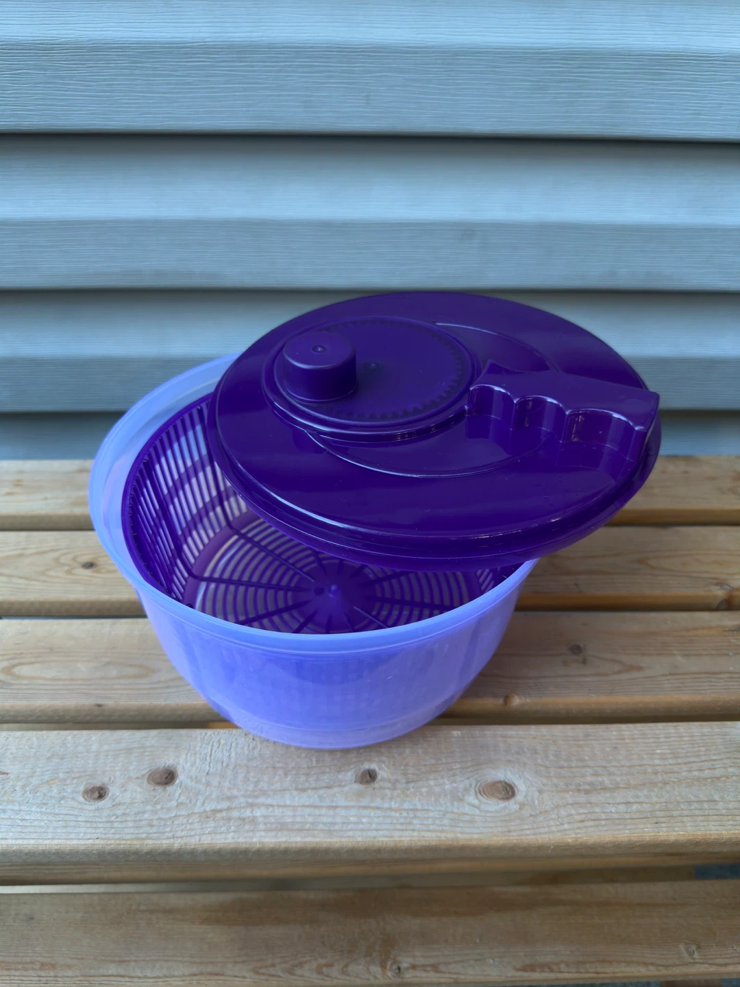 Purple Salad Spinner - photo 2