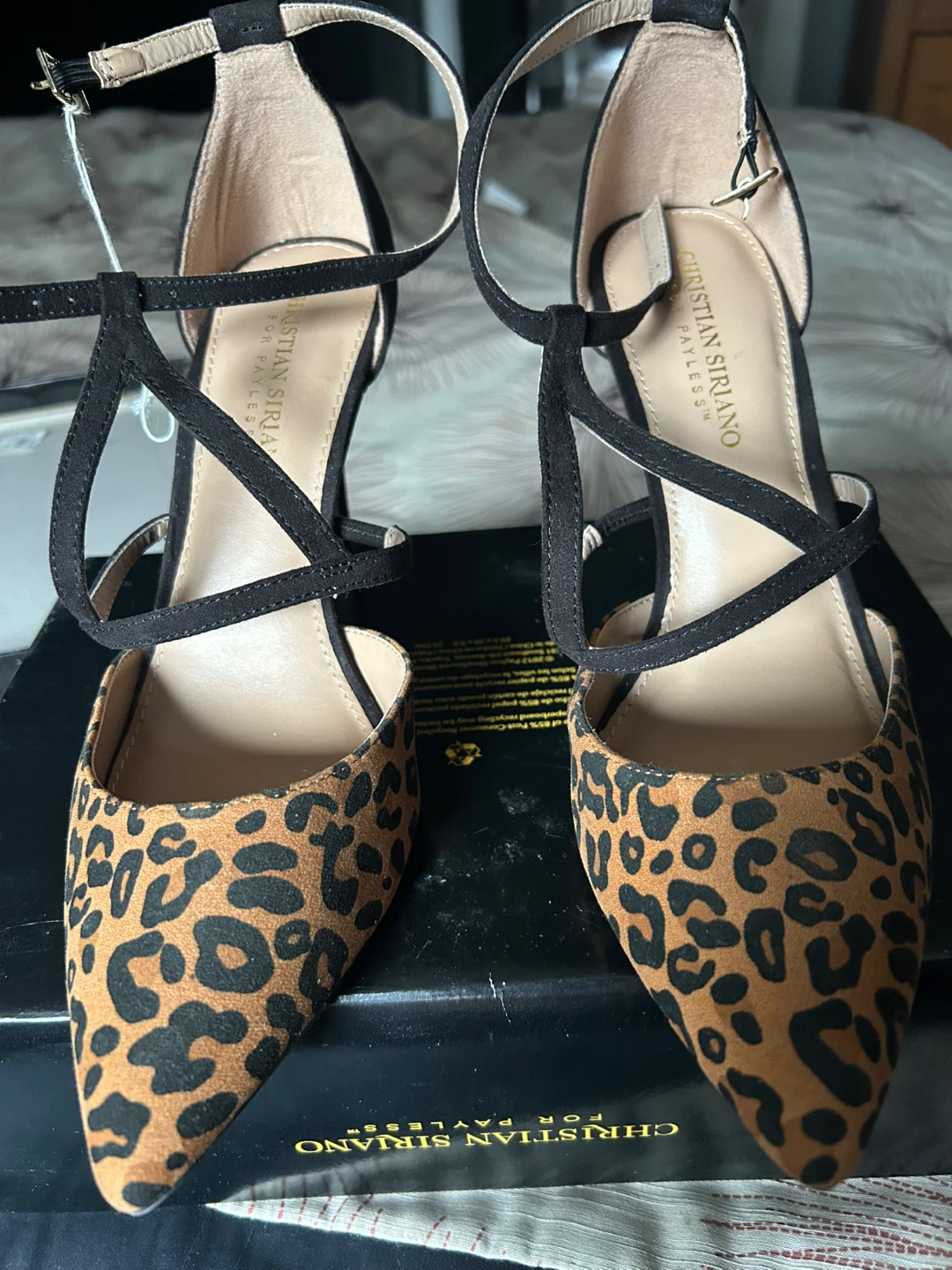 BNIB Christian Siriano Leopard Print Heels