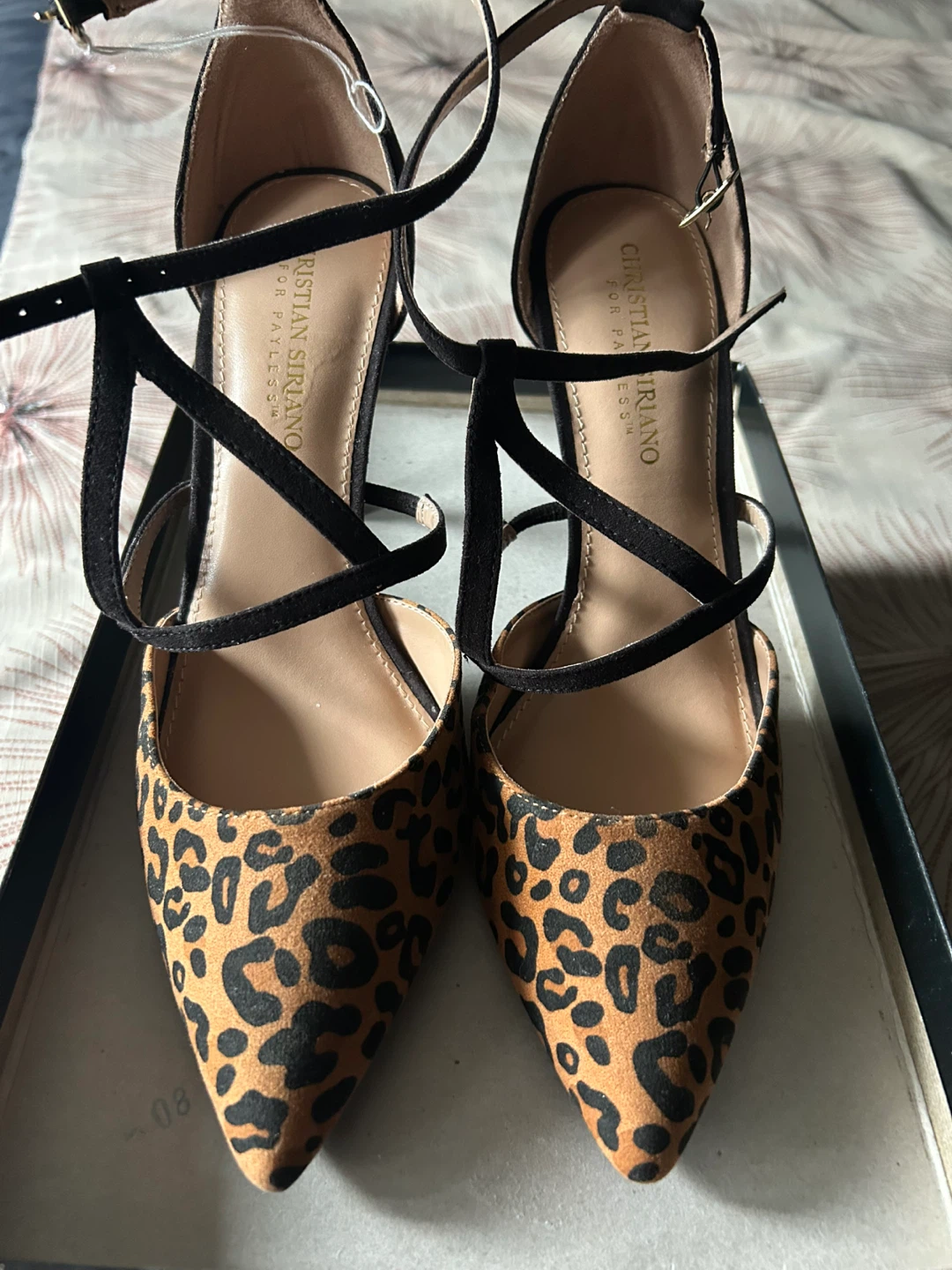 BNIB Christian Siriano Leopard Print Heels - photo 4