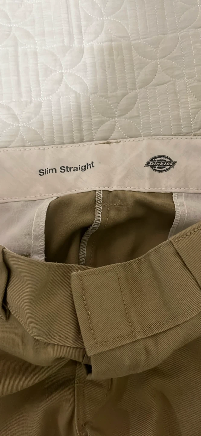 Dickies Slim Straight Pants in Khaki 31/32 - photo 3