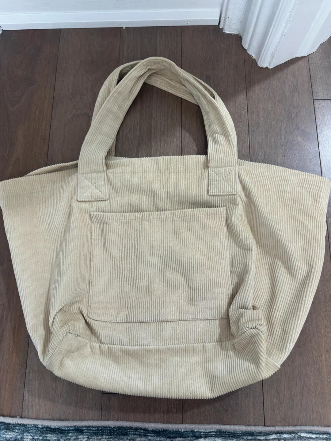 Urban Outfitters Corduroy Tote Bag - Beige
