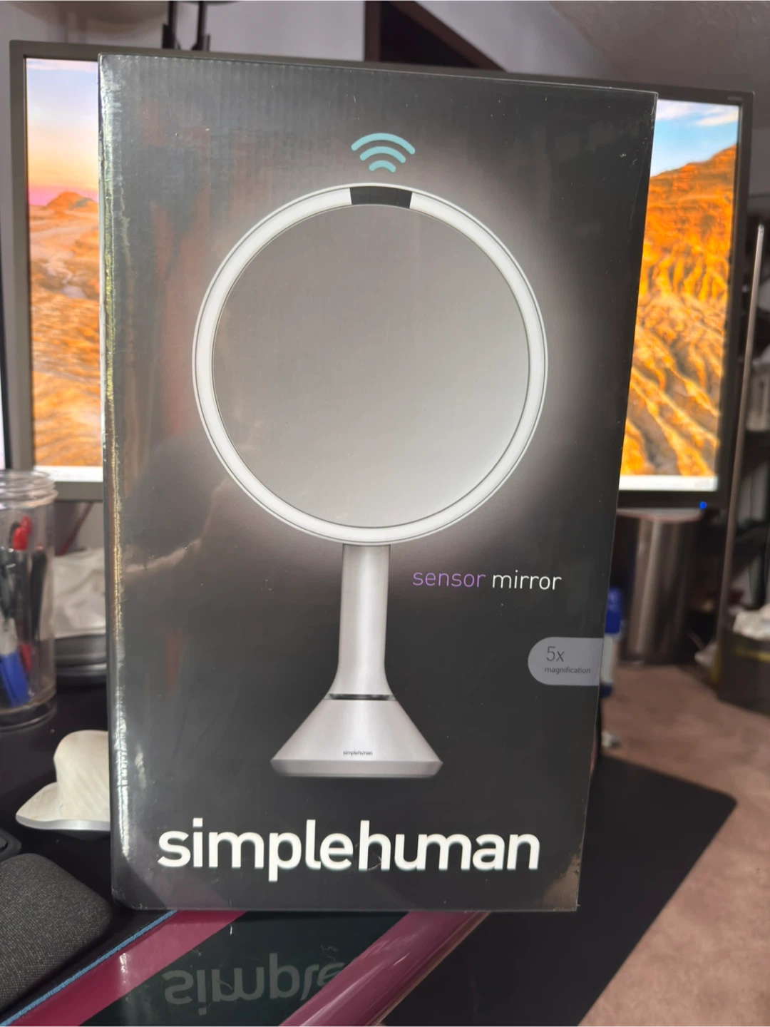 simplehuman Sensor Mirror 5x Magnification