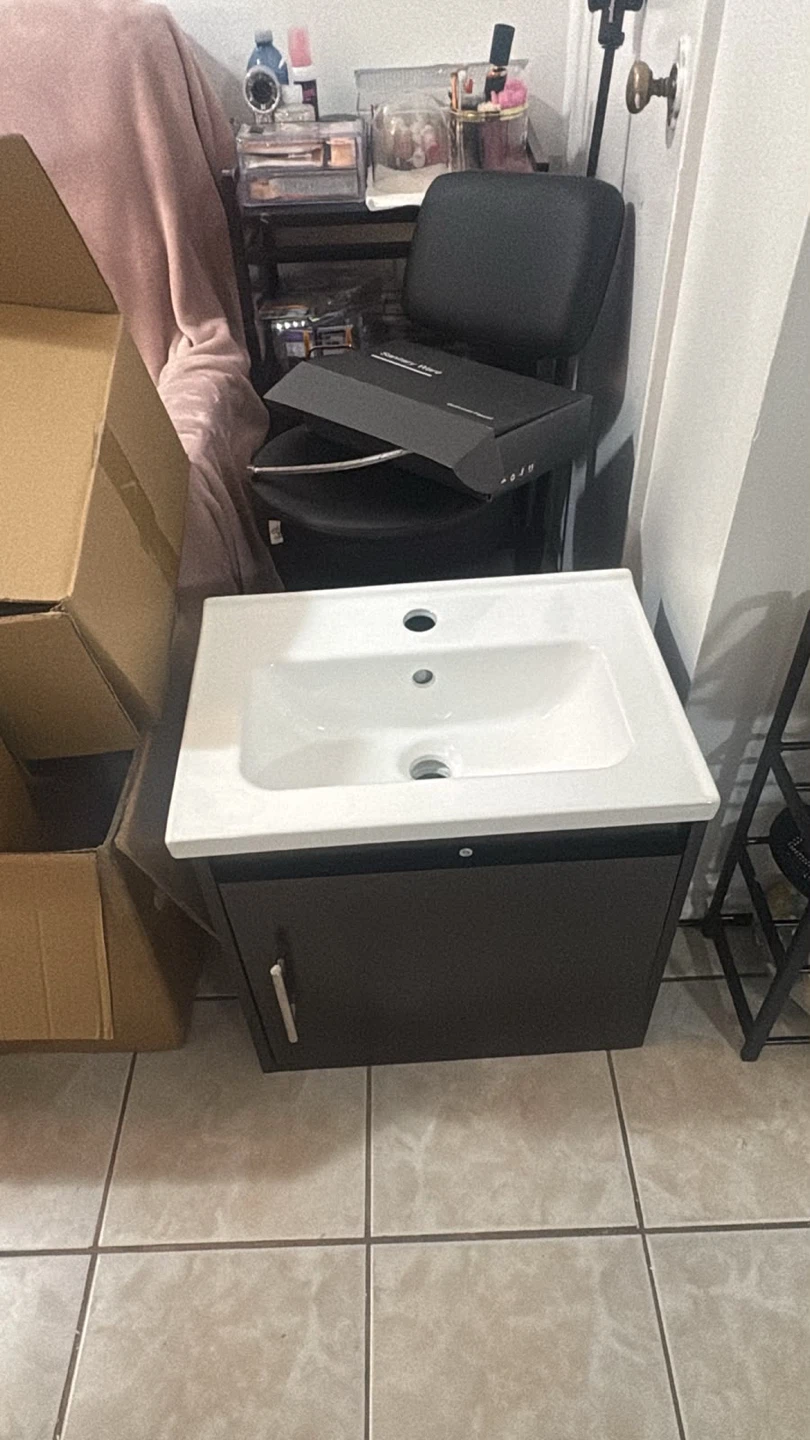 Vanity Sink with Cabinet