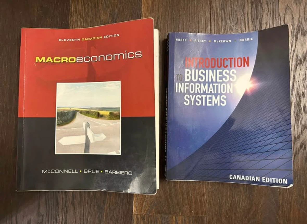 Macroeconomics & Intro to Business Info Systems Textbooks