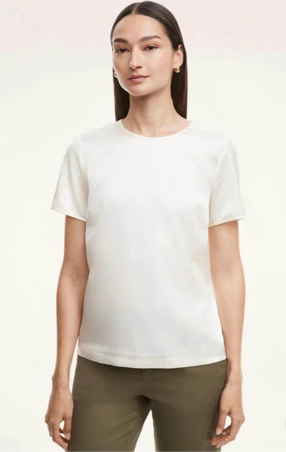 Brand new with tags Brooks Brothers SILK Short Sleeve Blouse
