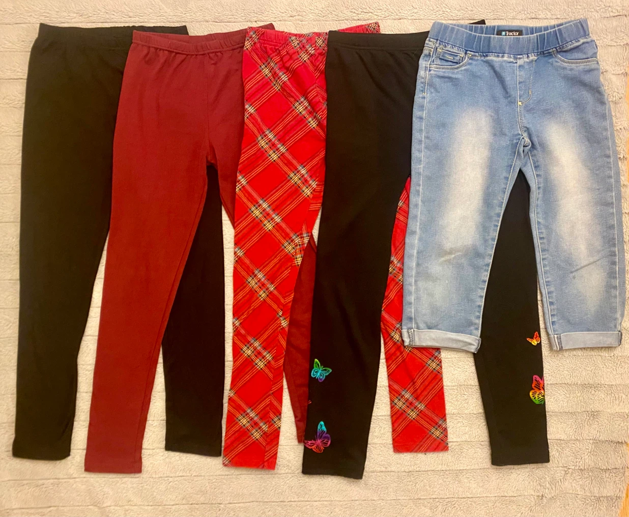 Girls leggings & jeans lot