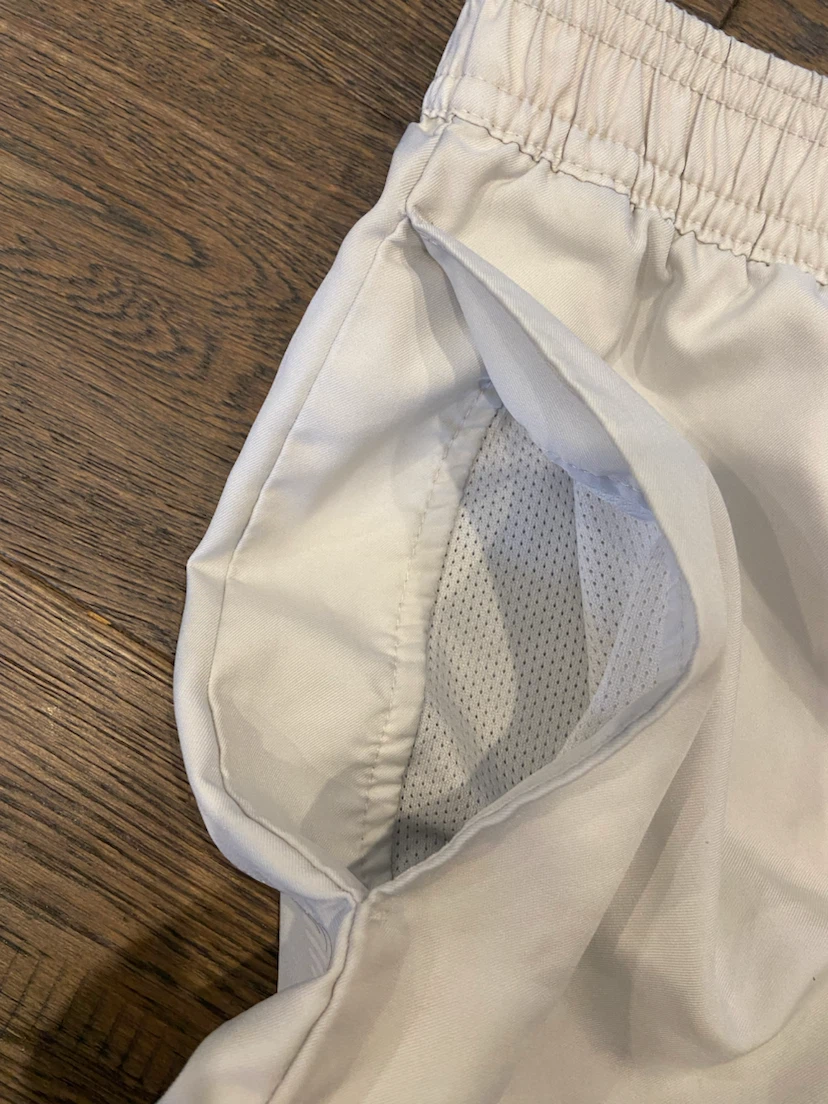 EUC: Boys Grey White Nike Athletic Shorts Size Youth M - photo 4