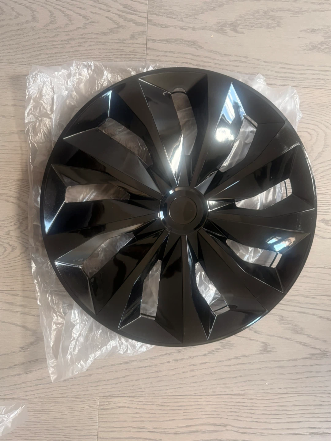 Black Wheel Hubcap Covers Set of 4 - photo 2