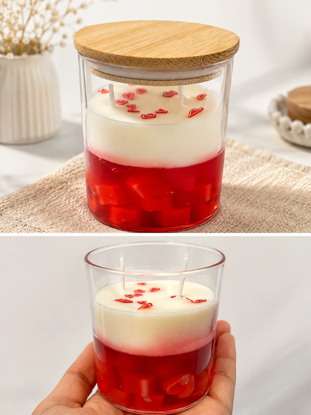 Crimson-kiss double wick candle - photo 2