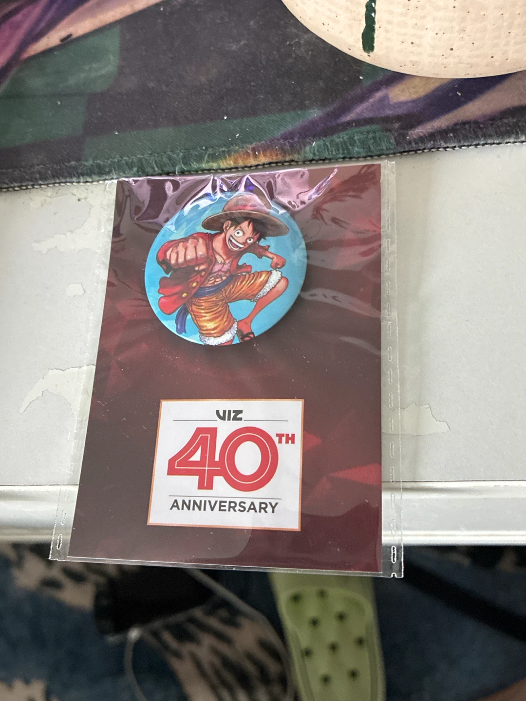 VIZ Media One Piece 40th Anniversary Pin