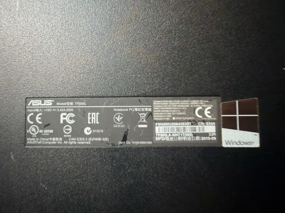 ASUS TP500LAB Laptop - photo 2