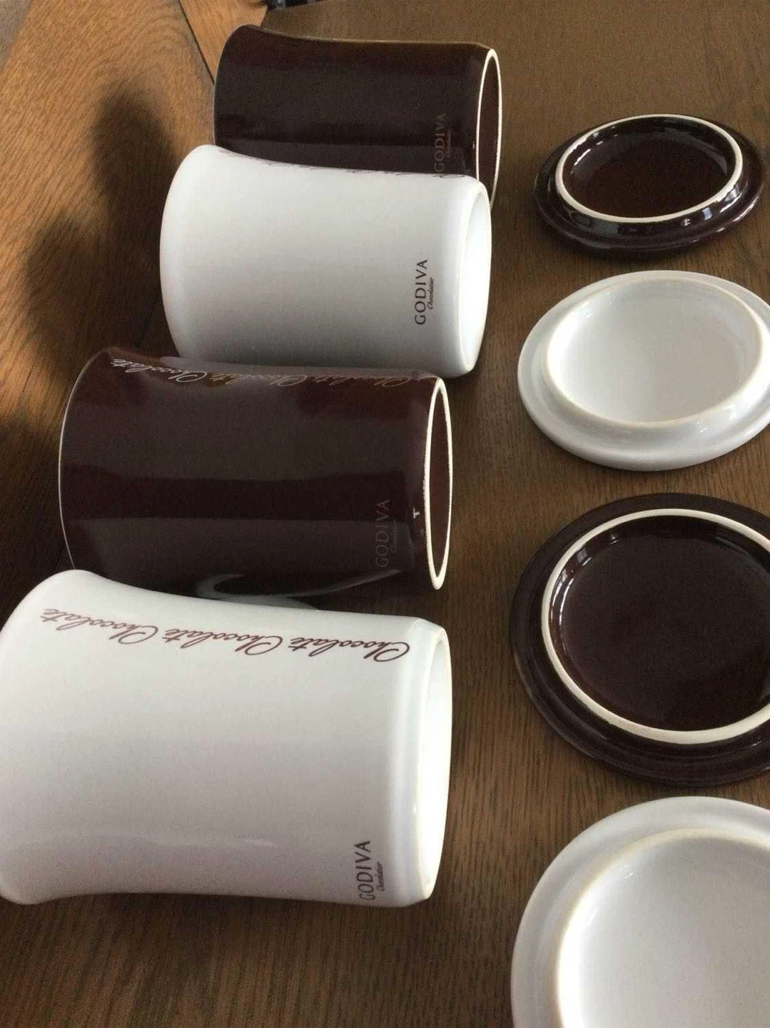 Godiva Chocolate Mugs with Lids - photo 2