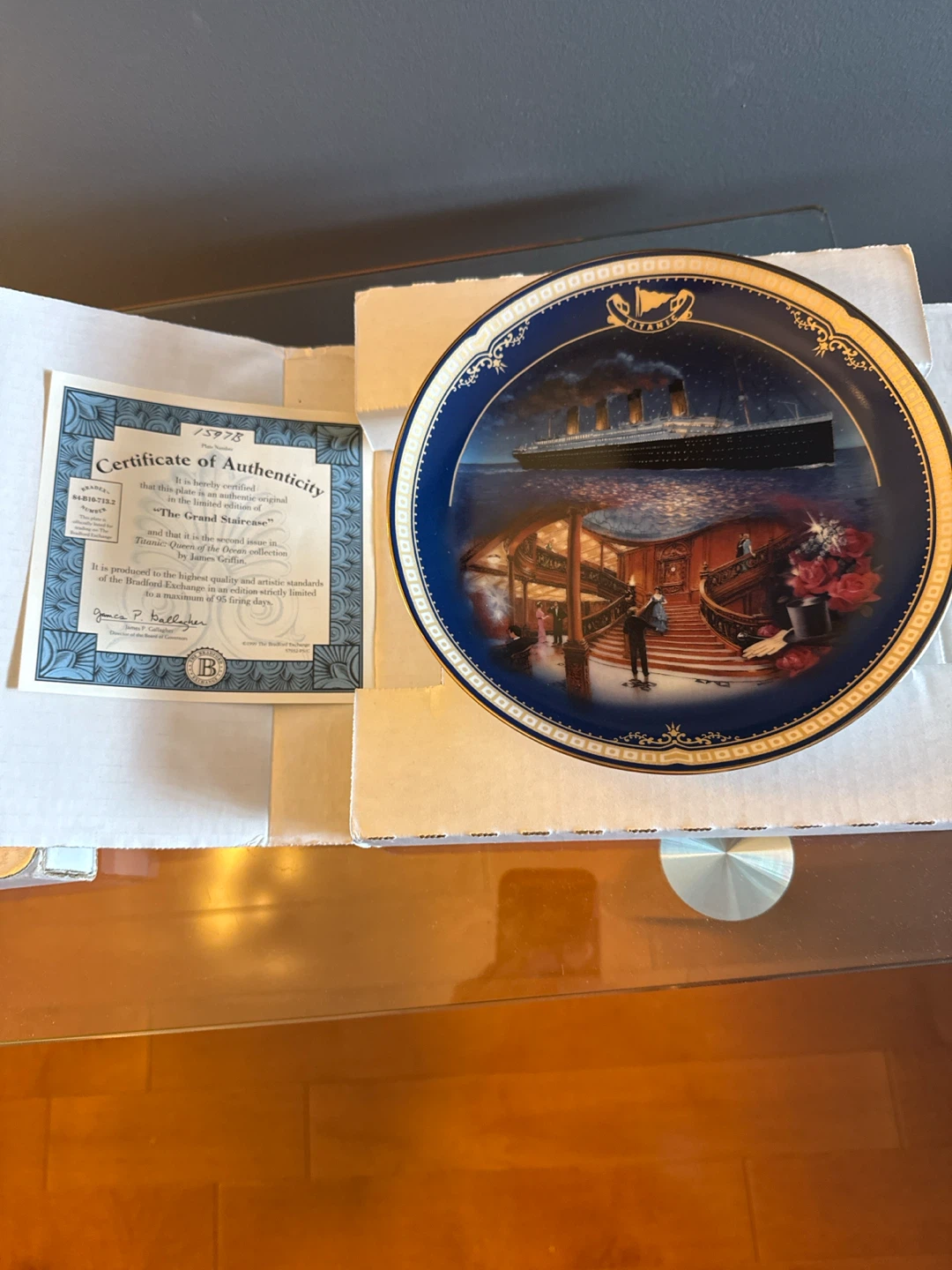 Titanic "The Grand Staircase" Collector Plate