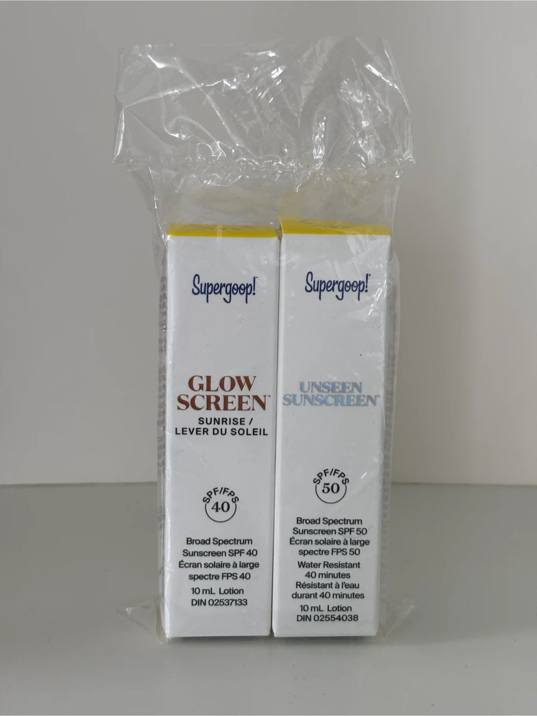 Supergoop! Glow Screen SPF 40 & Unseen Sunscreen SPF 50 Set