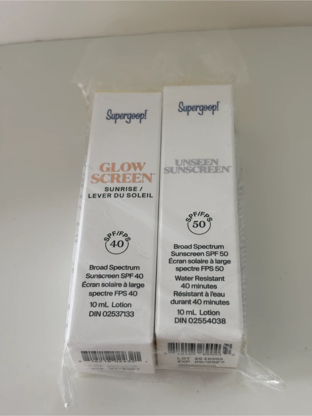 Supergoop! Glow Screen SPF 40 & Unseen Sunscreen SPF 50 Set - photo 2