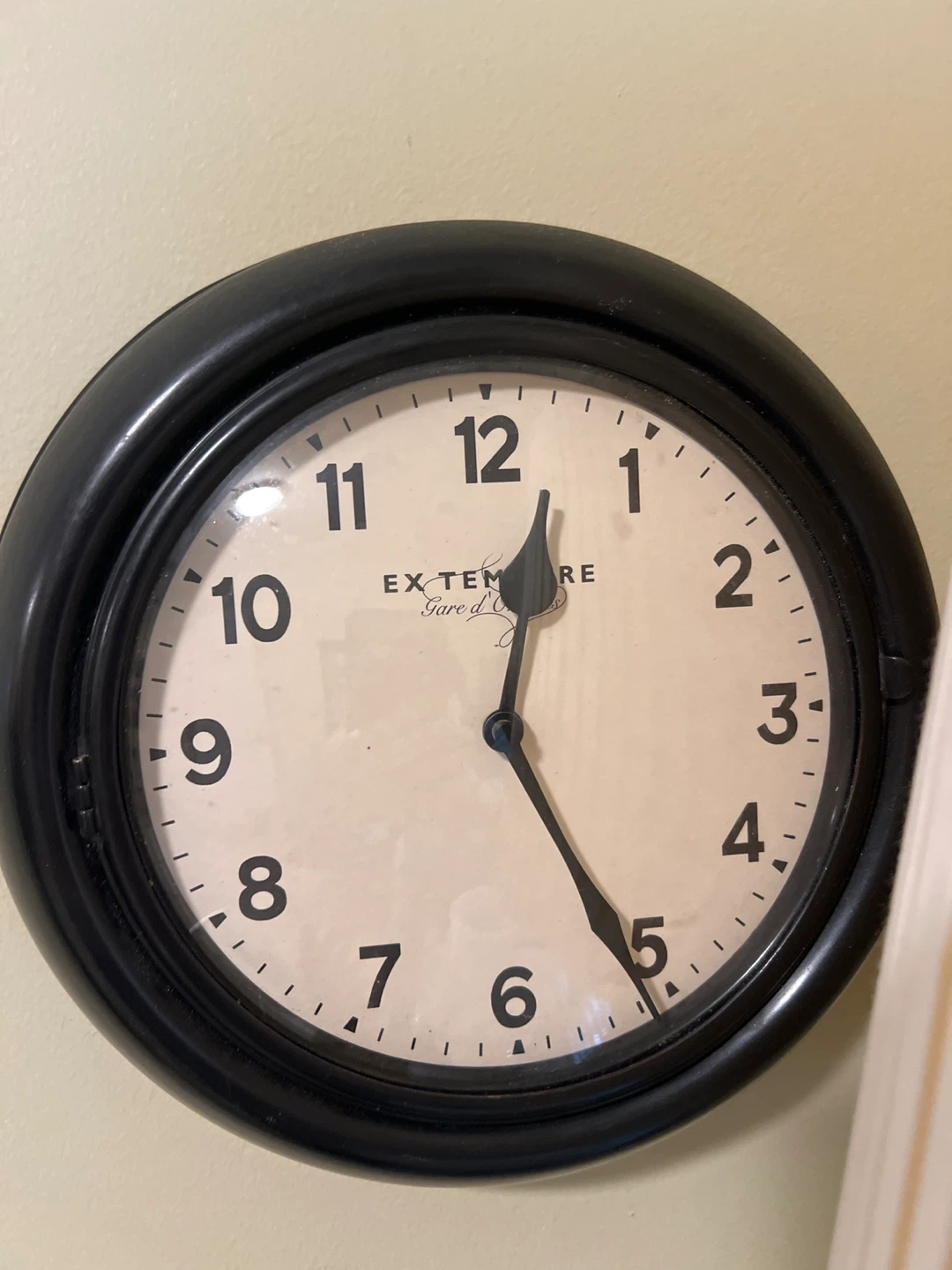 Ex Tempore Wall Clock