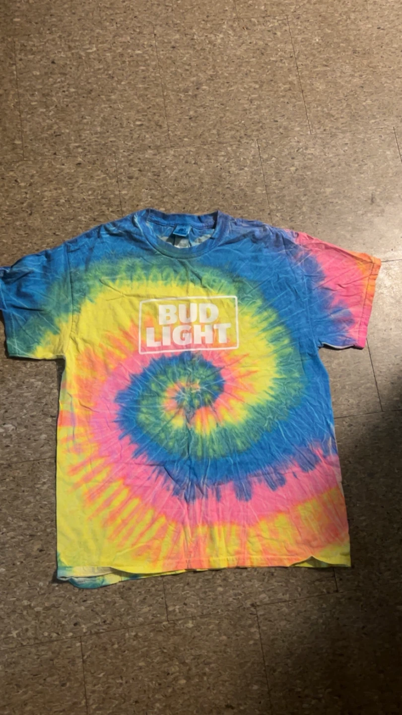 Bud Light Tie Dye T-Shirt - Grand Central Bar & Grill