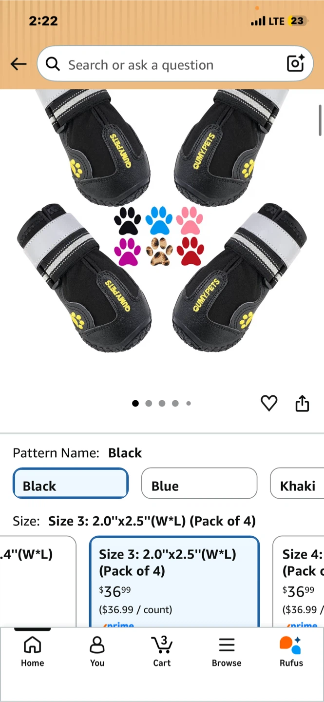 2” QumyPets Dpg Boots - photo 5