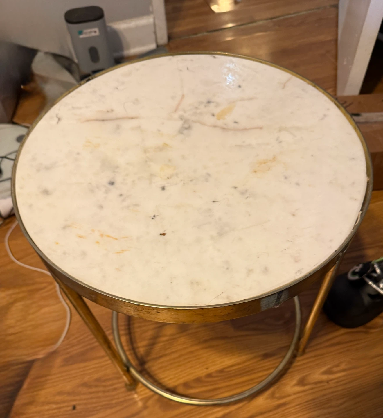 Marble Top Side Table