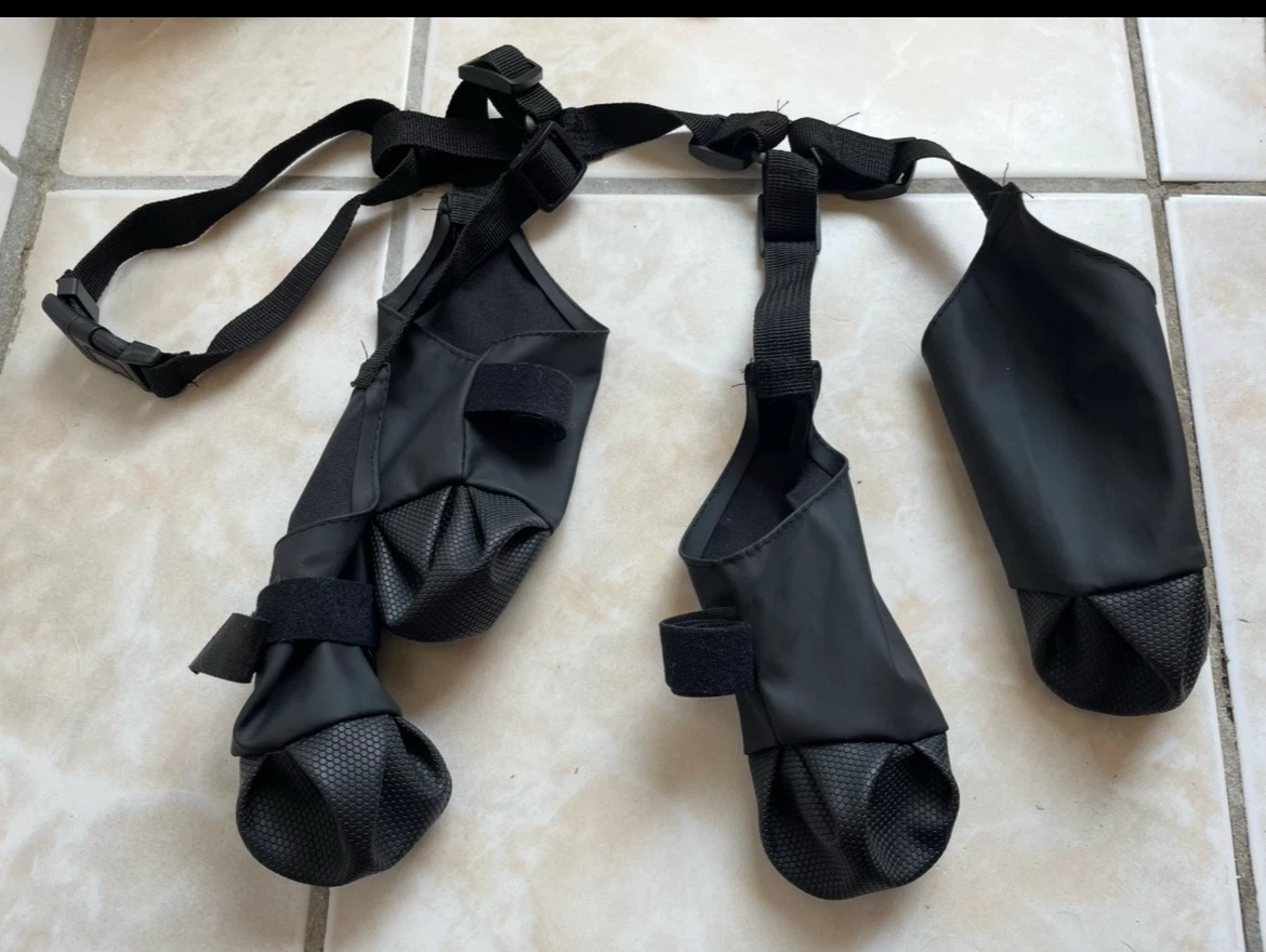 Brand New Small Dog Suspender Boots