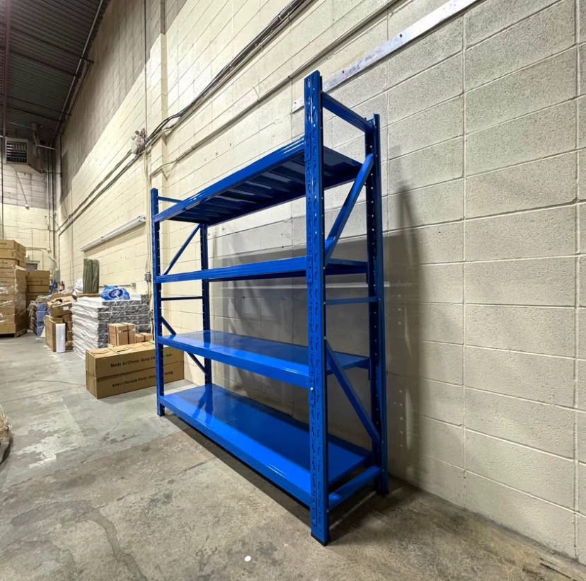 Industrial Heavy Duty 4-Tier Metal Shelving Unit - photo 3