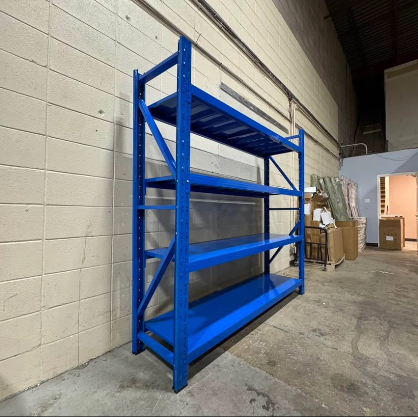 Industrial Heavy Duty 4-Tier Metal Shelving Unit - photo 4