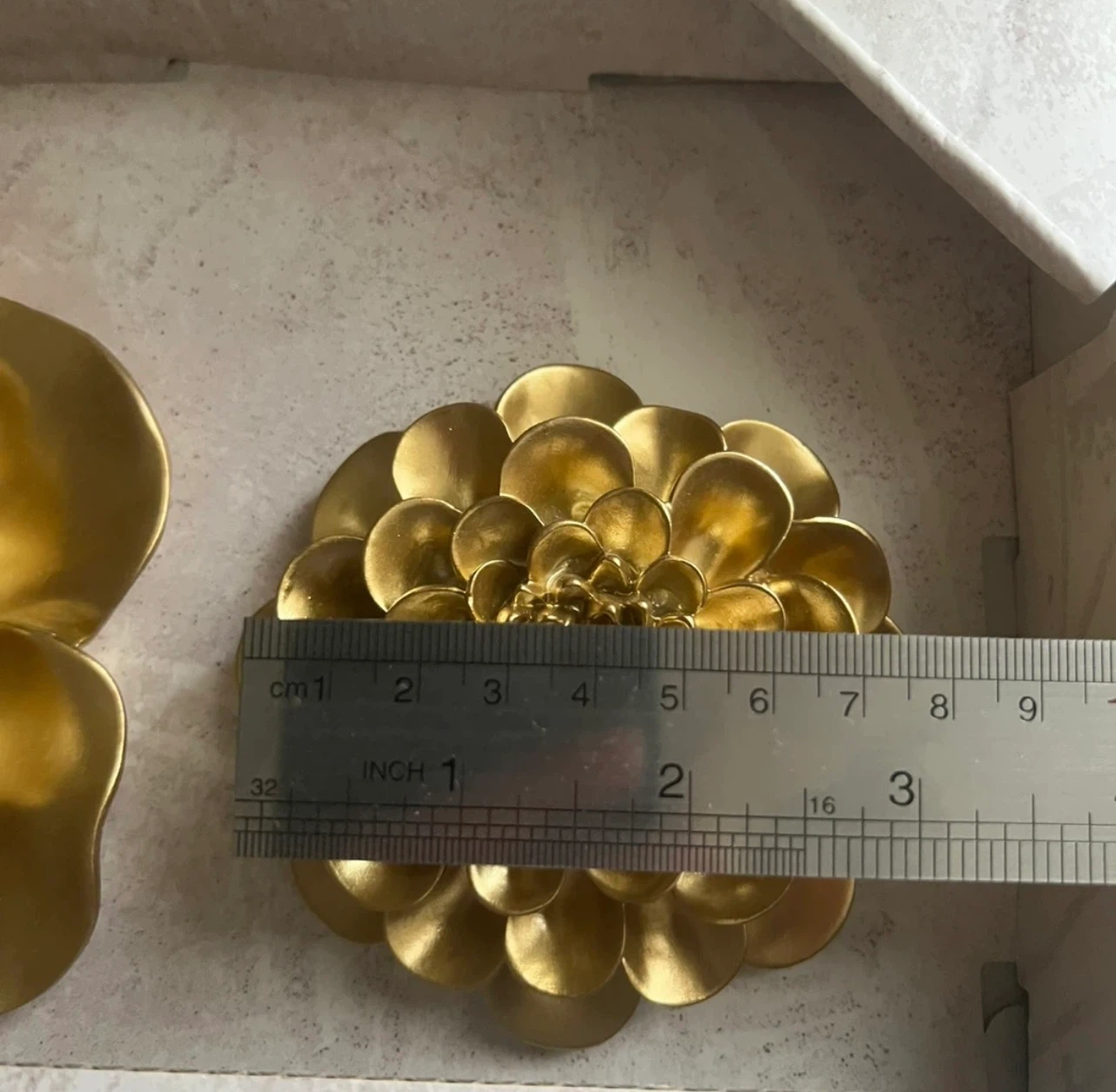 Resin Flower 3 Piece Set Wall Decor - photo 4