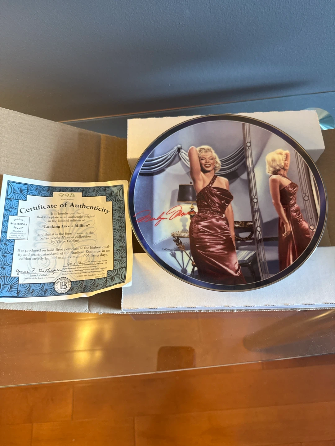 Marilyn Monroe Looking Like a Million Collector Plate