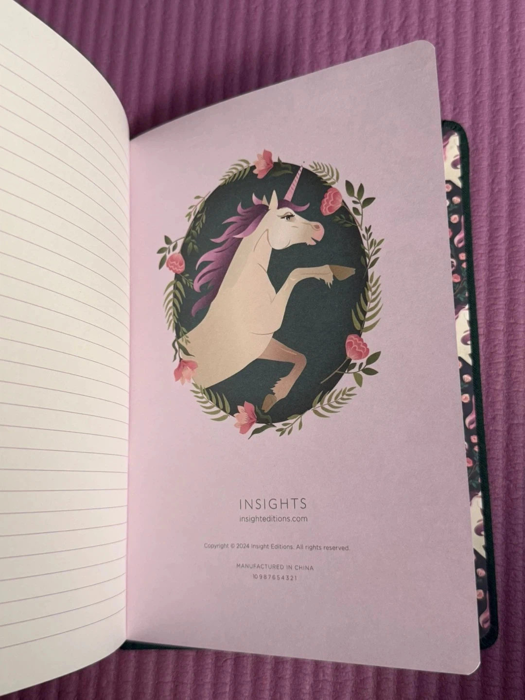 NEW✨Unicorn Embroidered Journal - photo 3