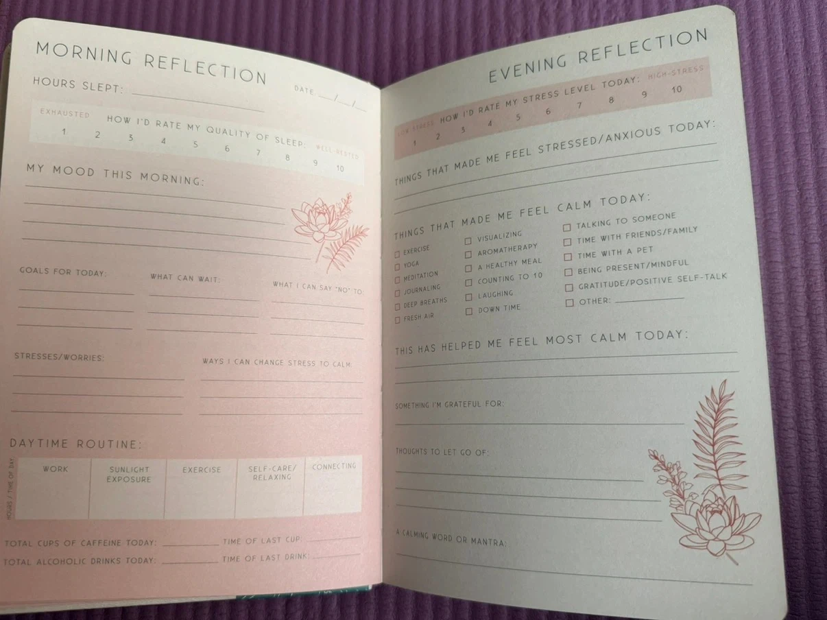 NEW✨Calm A Day and Night Reflection Journal - photo 2