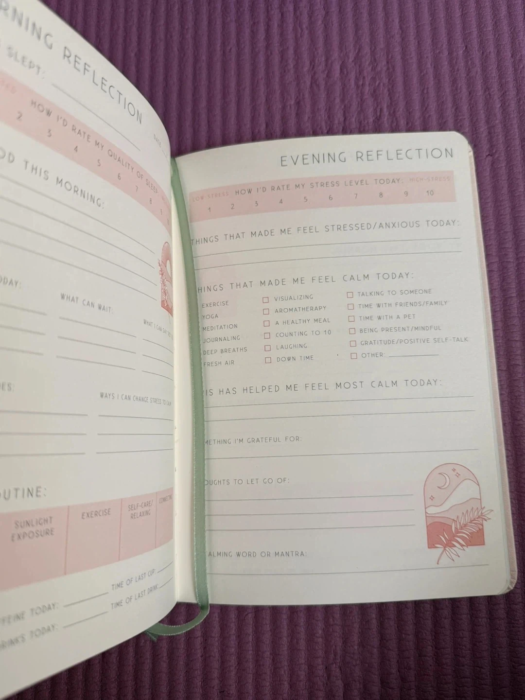 NEW✨Calm A Day and Night Reflection Journal - photo 5