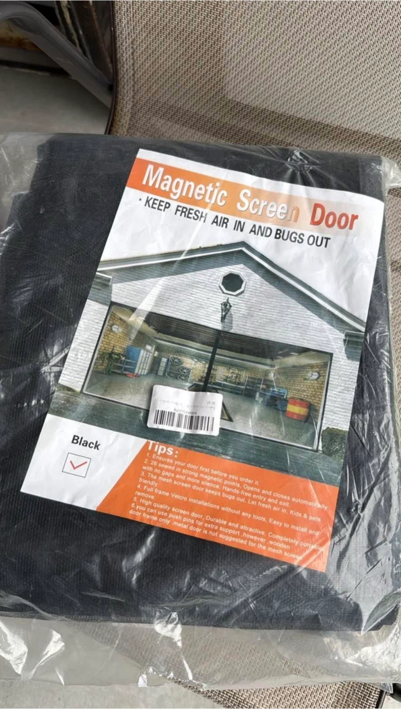Magnetic mesh garage Door screen - photo 2