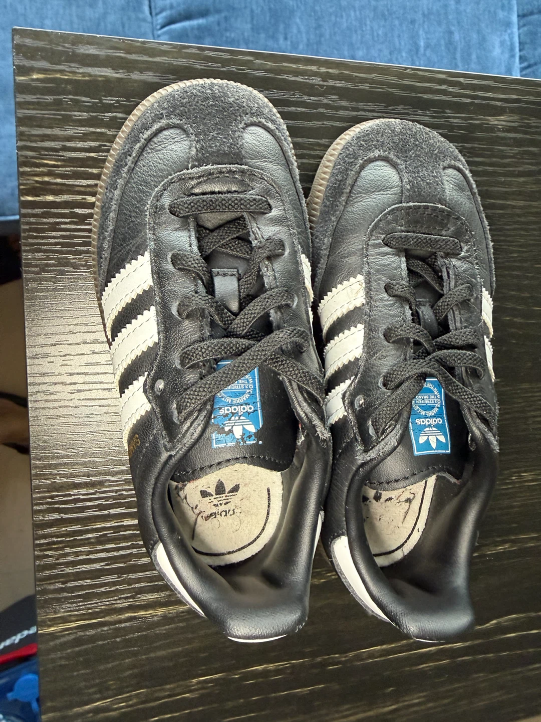 Adidas Black & White Sneakers – Toddler Size 9K