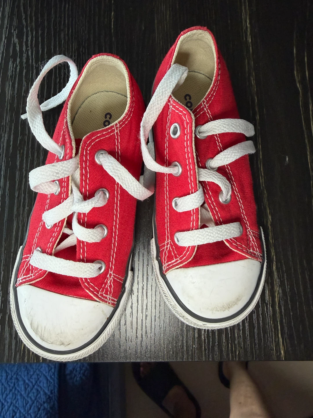 Red Converse All Star Sneakers – Toddler Size 9 - photo 2