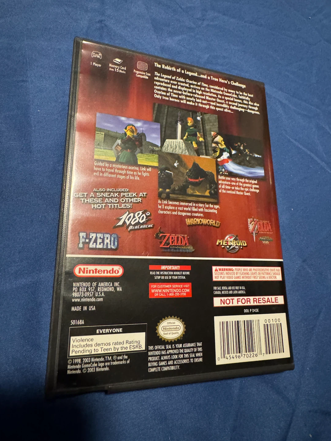 GameCube The Legend of Zelda: Ocarina of Time and Master Quest - photo 2