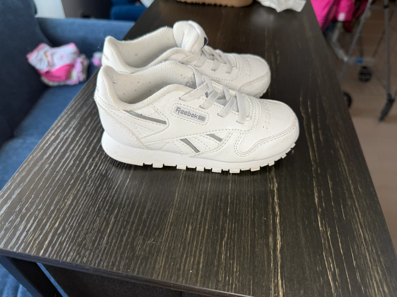 Reebok Classic White Sneakers – Toddler Size 8 - photo 4