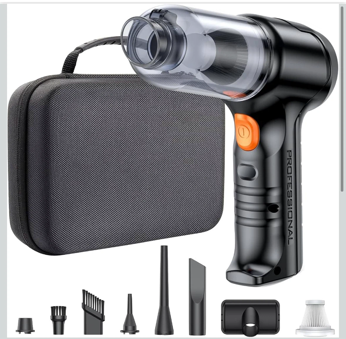 SEALIGHT Mini Car Vacuum Cleaner & Air Duster - photo 3
