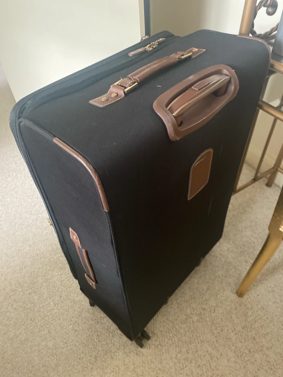 Adolfo black trolley suitcase - photo 2