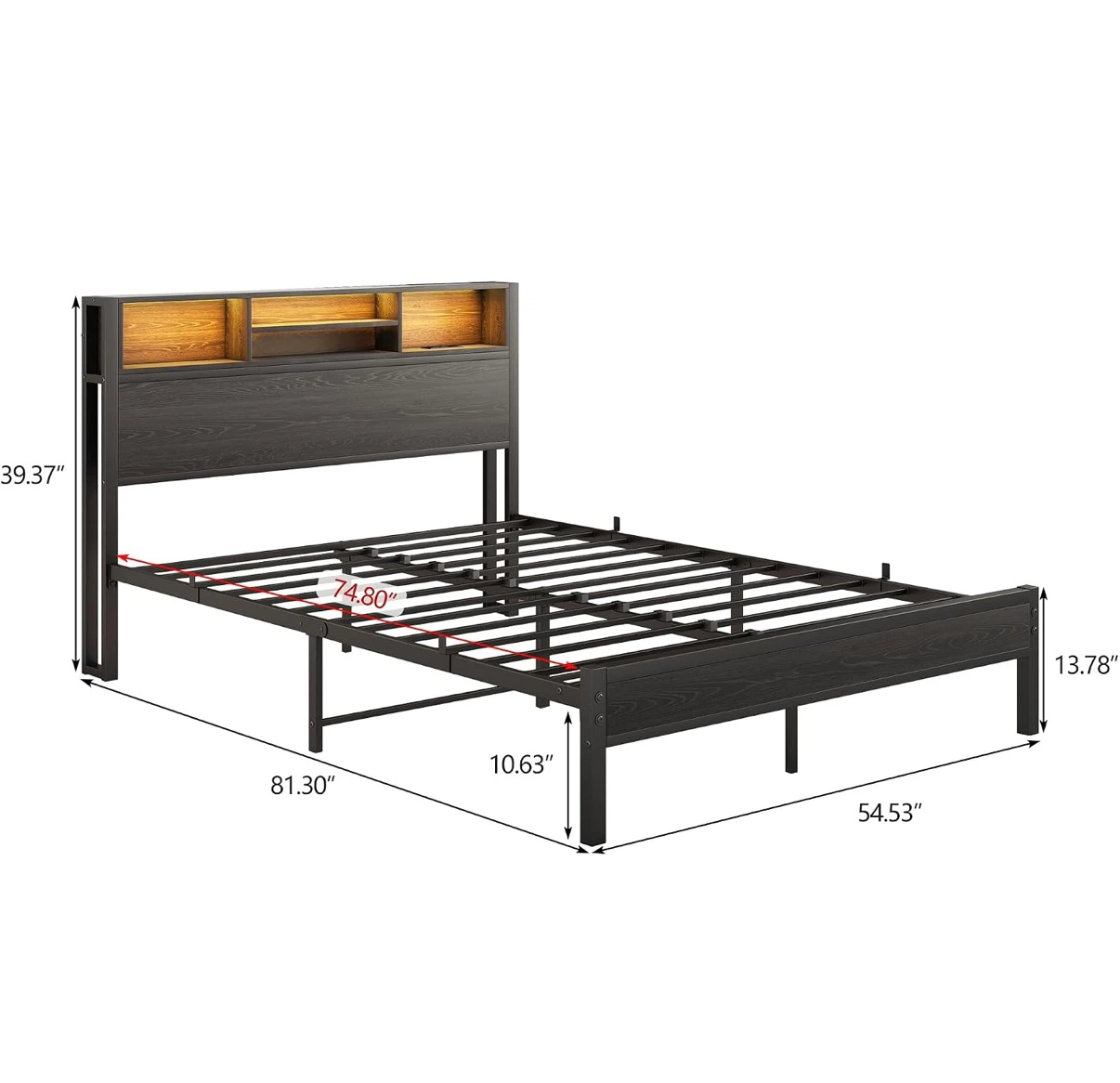 Full sized bed frame - photo 3