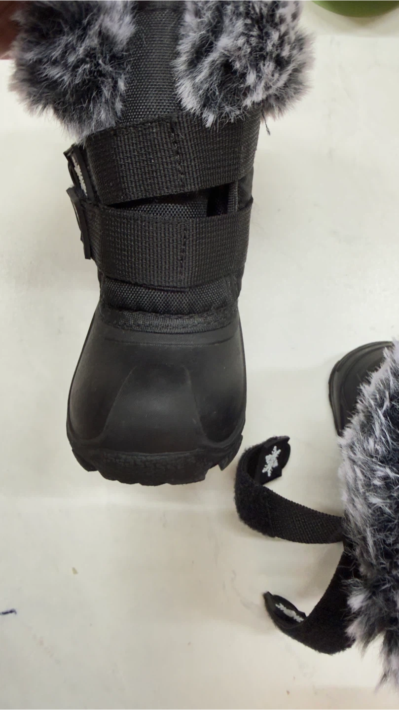 Icicles Black Winter Boots with Fur Trim - photo 2