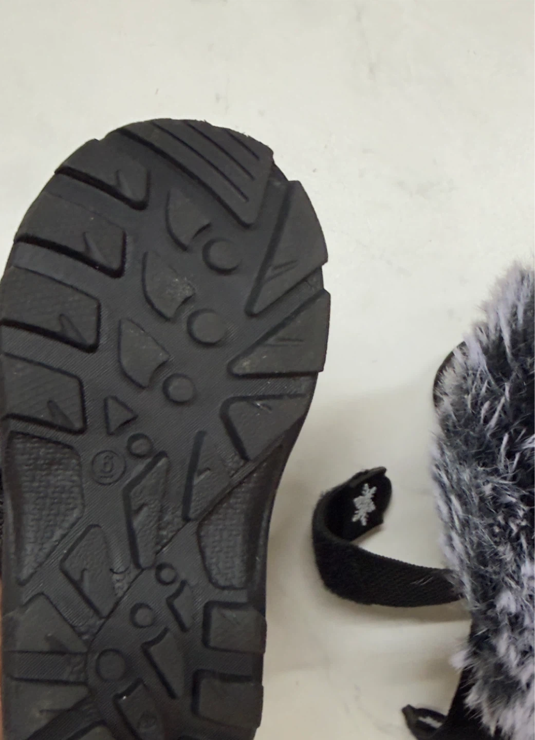 Icicles Black Winter Boots with Fur Trim - photo 4