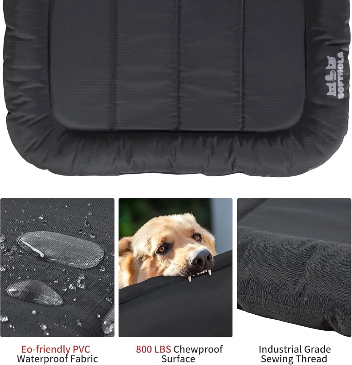 Softhola Durable Outdoor Dog Bed Chew Proof - Sealed - photo 2